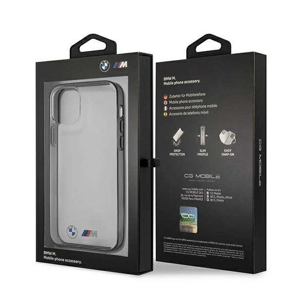 Etui BMW Sandblast na iPhone 12 mini - przezroczyste