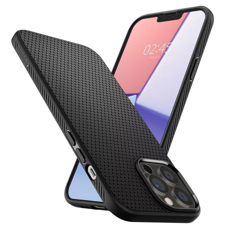 Etui Spigen Liquid Air na iPhone 13 Pro - czarny mat