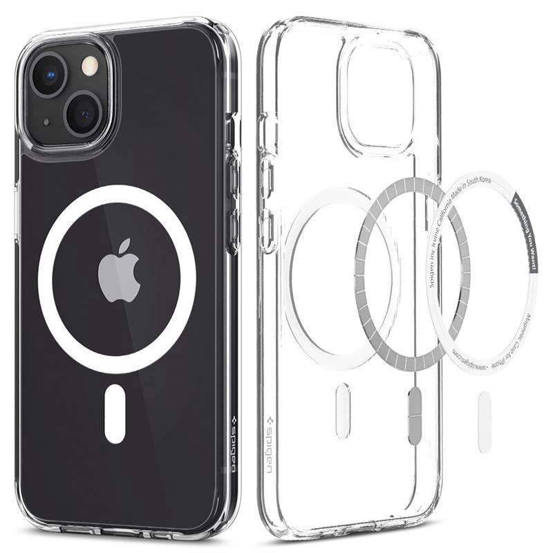 Etui Spigen Ultra Hybrid Mag z MagSafe na iPhone 13 mini - białe