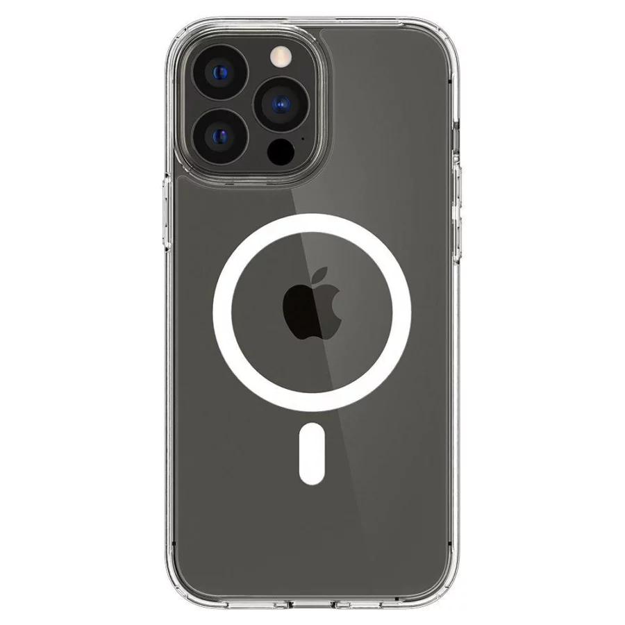 Etui Spigen Ultra Hybrid Mag z MagSafe na iPhone 13 Pro Max - białe