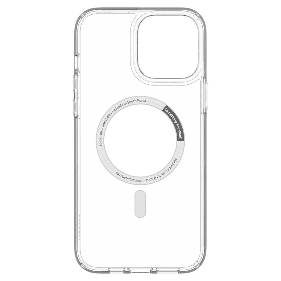 Etui Spigen Ultra Hybrid Mag z MagSafe na iPhone 13 Pro Max - białe