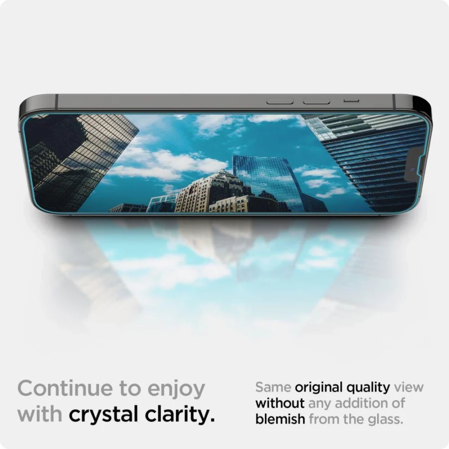 Szkło hartowane Spigen Glas.tR EZ Fit na iPhone 13 / 13 Pro / 14 / 16e / 17e- 2 szt.