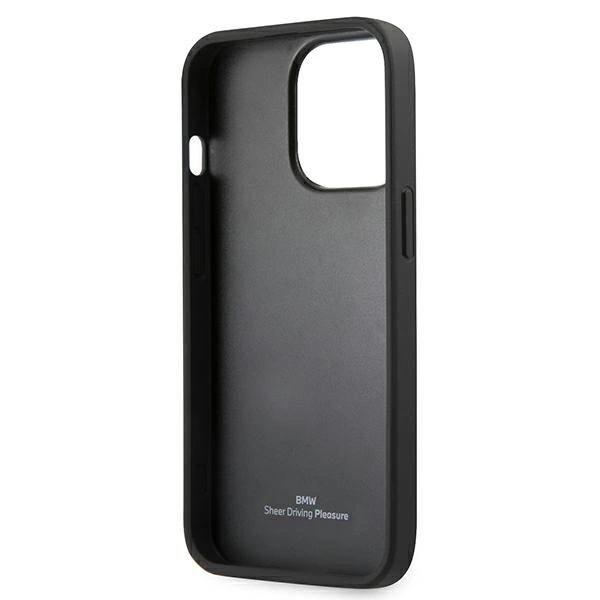 Etui BMW Leather Curve Perforate na iPhone 13 Pro / iPhone 13 - czerwone