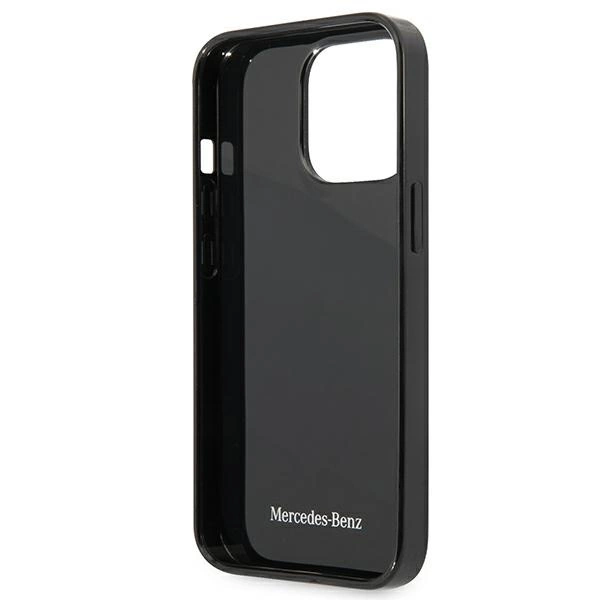 Etui Mercedes Silver Stars Pattern na iPhone 13 Pro / iPhone 13 - czarne