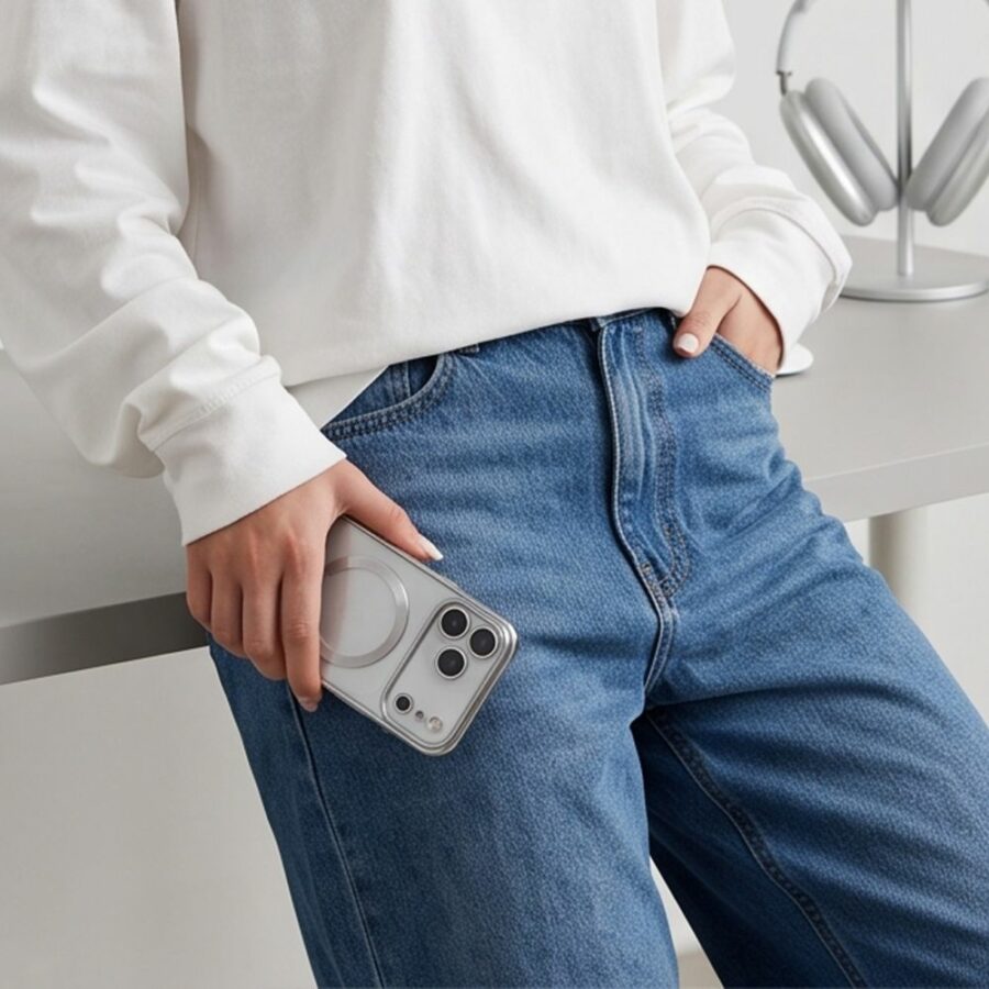 TECH-PROTECT MAGFLEX MAGSAFE IPHONE 17 PRO MAX / 18 PRO MAX SHINY SILVER