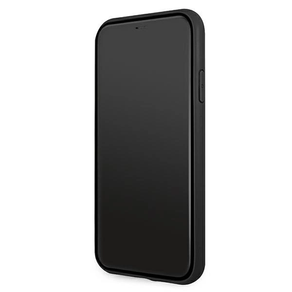 Etui BMW Leather Curve Perforate na iPhone 11 / Xr - czerwone