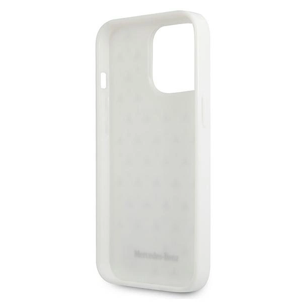 Etui Mercedes Silver Stars Pattern na iPhone 13 Pro / iPhone 13 - białe