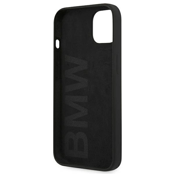 Etui BMW Silicone Signature na iPhone 13 mini - czarne