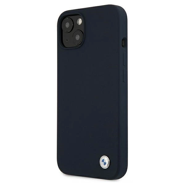 Etui BMW Silicone Signature na iPhone 13 mini - granatowe