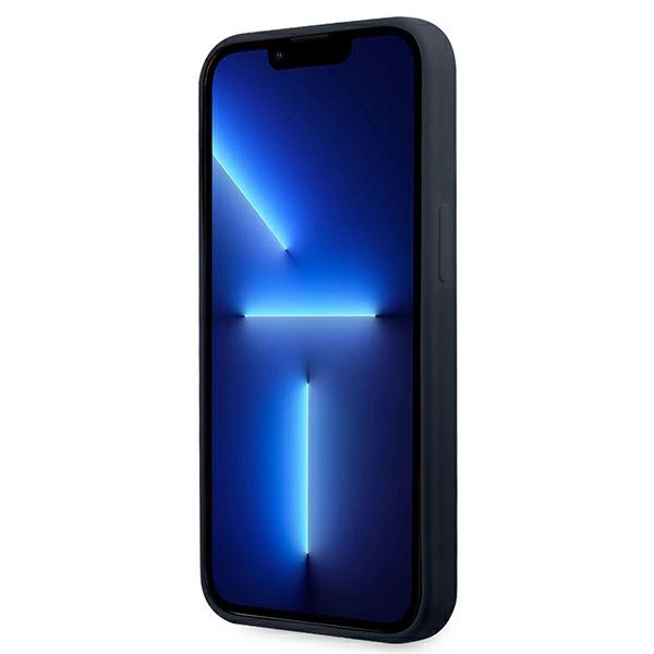 Etui BMW Silicone Signature na iPhone 13 Pro Max 6,7" - granatowe