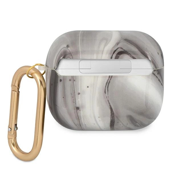 Etui Guess Marble Collection na AirPods 3 - czarne
