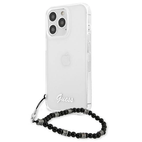 Etui Guess Black Pearl na iPhone 13 Pro / iPhone 13 - przezroczyste