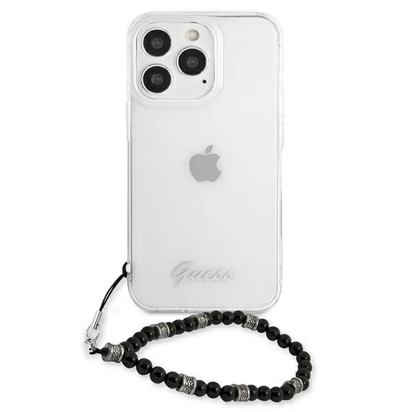 Etui Guess Black Pearl na iPhone 13 Pro / iPhone 13 - przezroczyste