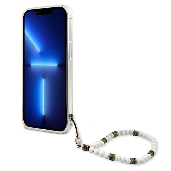 Etui Guess White Pearl na iPhone 13 Pro / iPhone 13 - przezroczyste