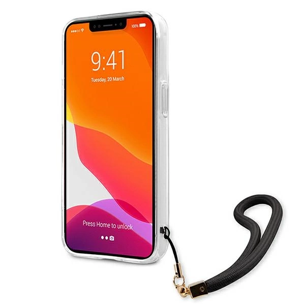 Etui Guess Camo Strap Collection na iPhone 13 - czarne