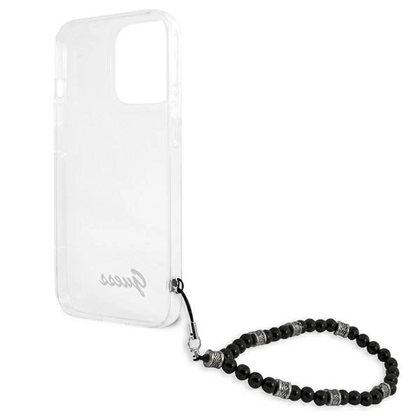 Etui Guess Black Pearl na iPhone 13 Pro Max - przezroczyste