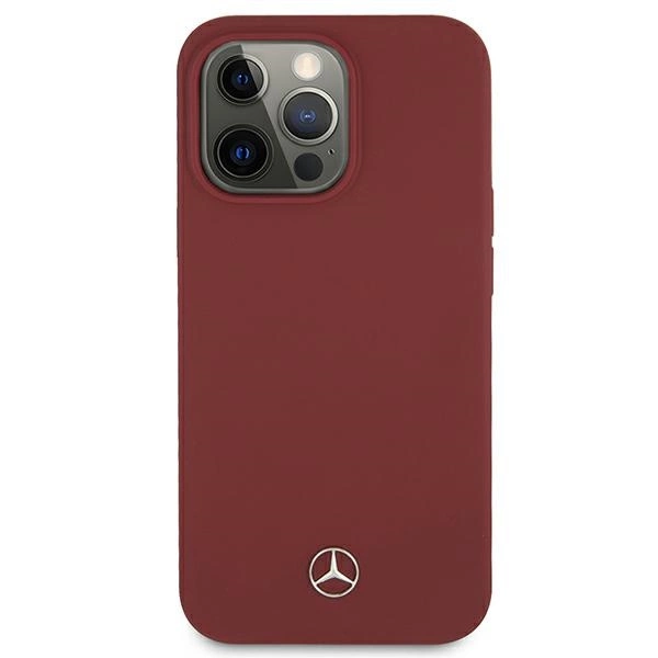Etui Mercedes Silicone Line na iPhone 13 Pro / iPhone 13 - czerwone