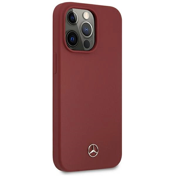 Etui Mercedes Silicone Line na iPhone 13 Pro / iPhone 13 - czerwone