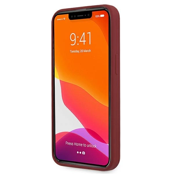 Etui Mercedes Silicone Line na iPhone 13 Pro / iPhone 13 - czerwone