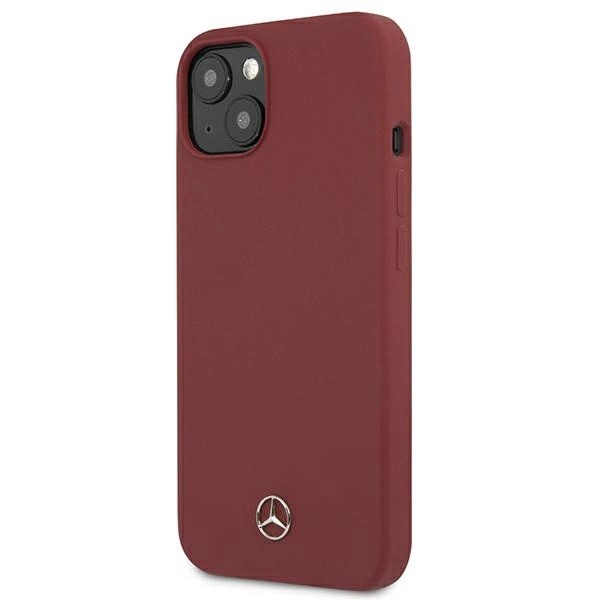 Etui Mercedes Silicone Line na iPhone 13 - czerwone