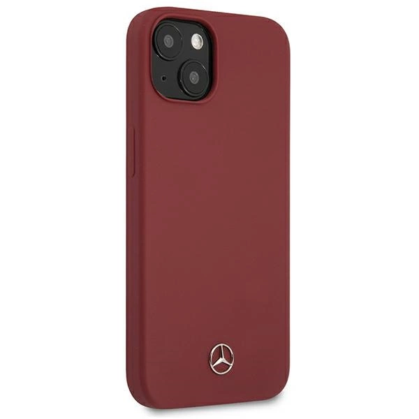 Etui Mercedes Silicone Line na iPhone 13 - czerwone