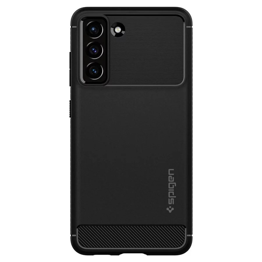 Etui Spigen Rugged Armor na Samsung Galaxy S21 FE - czarny mat