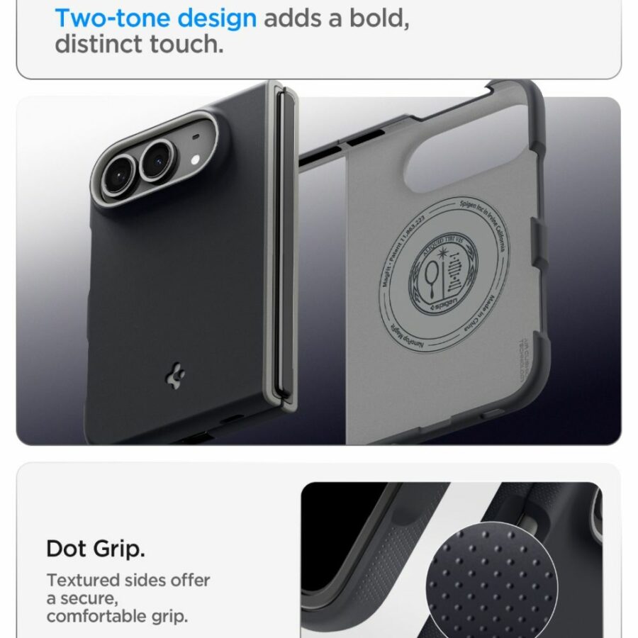 SPIGEN NANO POP MAG MAGSAFE IPHONE DUO BLACK SESAME