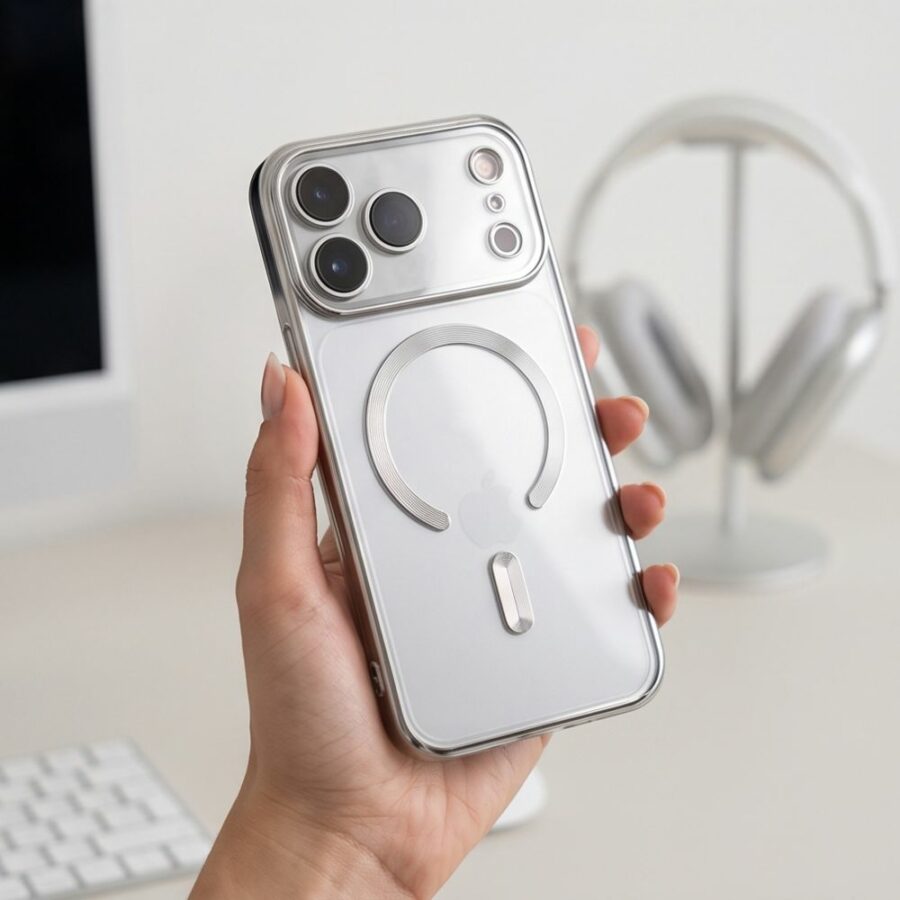 TECH-PROTECT MAGFLEX MAGSAFE IPHONE 17 PRO MAX / 18 PRO MAX SHINY SILVER