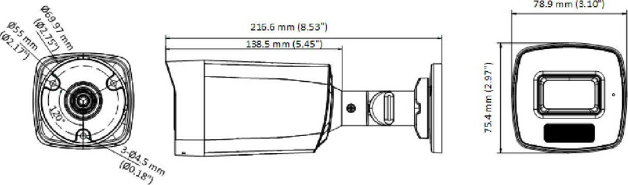 Kamera 4w1 Hikvision DS-2CE17U0T-LF(2.8mm)(O-STD)