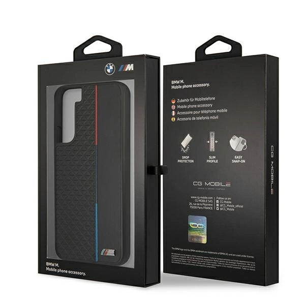 Etui BMW M Collection Triangles na Samsung Galaxy S22+ - czarne