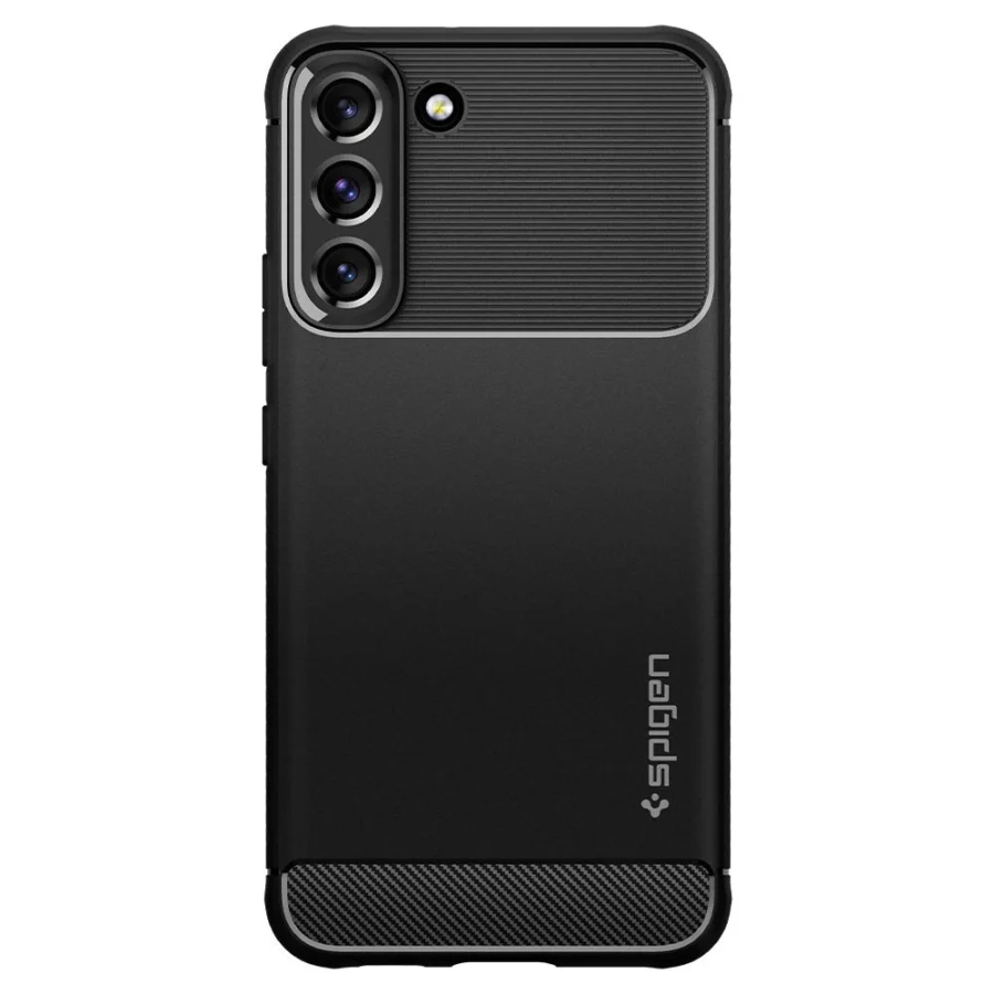 Etui Spigen Rugged Armor na Samsung Galaxy S22 - czarny mat