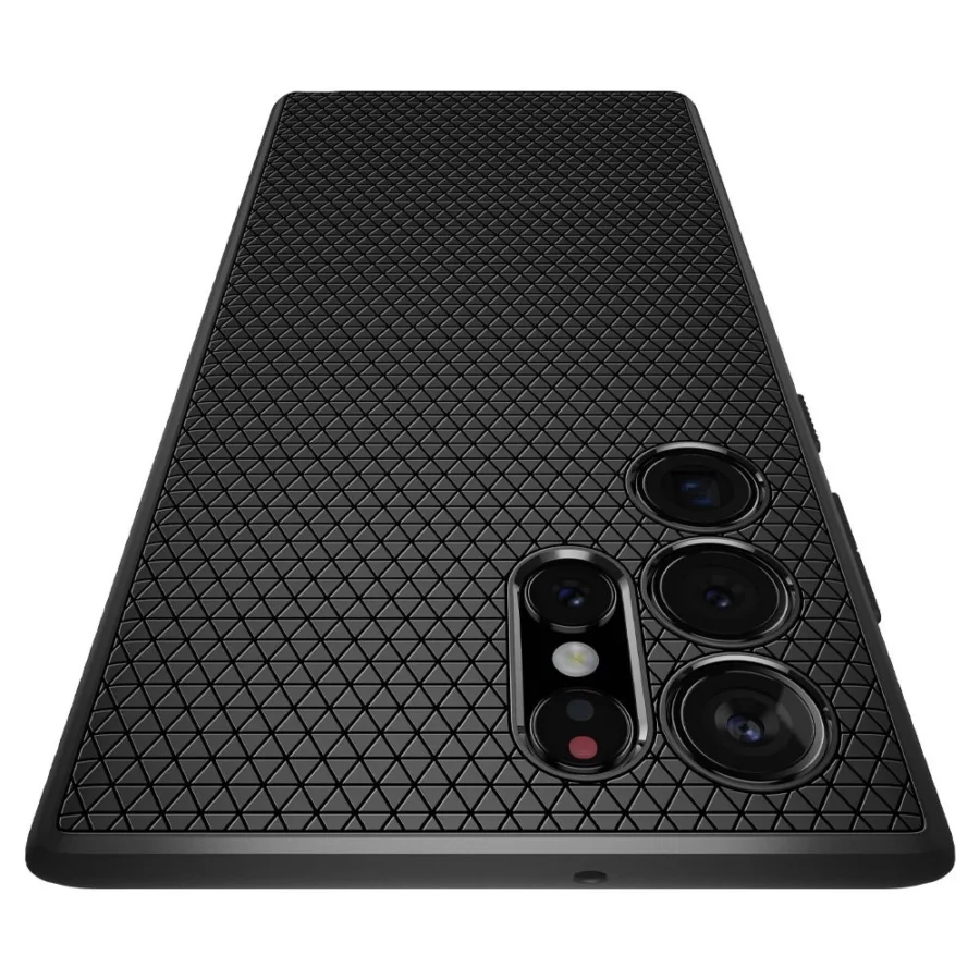 Etui Spigen Liquid Air na Samsung Galaxy S22 Ultra - czarny mat