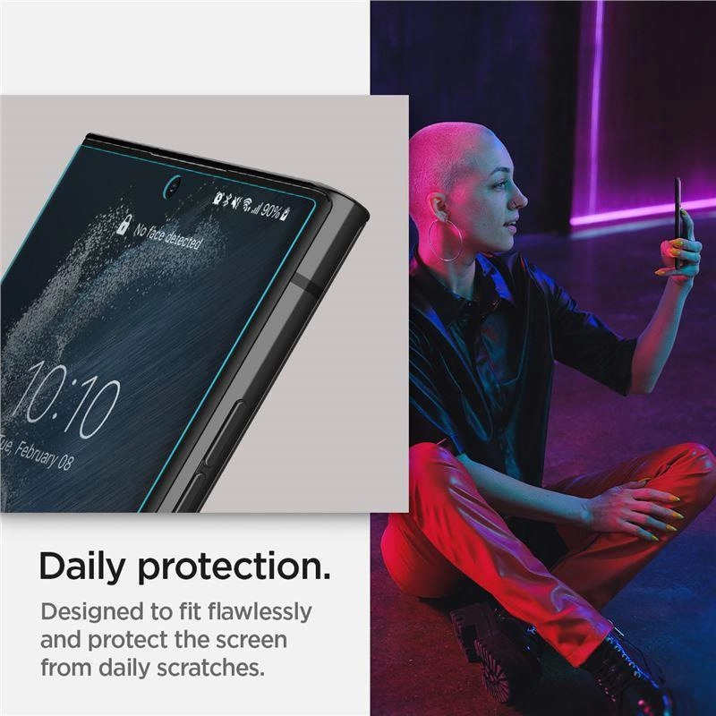 Folia hydrożelowa Spigen Neo Flex na Samsung Galaxy S22 Ultra - 2 szt.