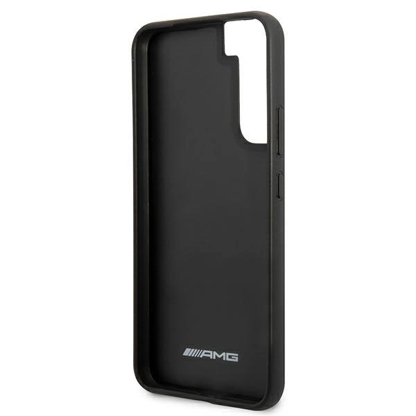 Etui AMG Carbon Stripe&Embossed na Samsung Galaxy S22+ - czarne