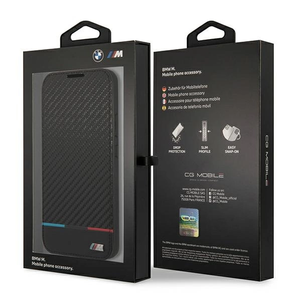 Etui BMW M Collection Triangles na Samsung Galaxy S22+ - czarne