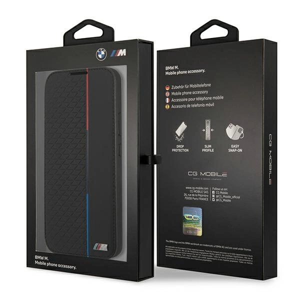 Etui BMW M Collection Triangles na Samsung Galaxy S22+ - czarne
