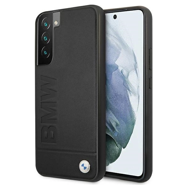 Etui BMW Signature Logo Imprint na Samsung Galaxy S22+ - czarne
