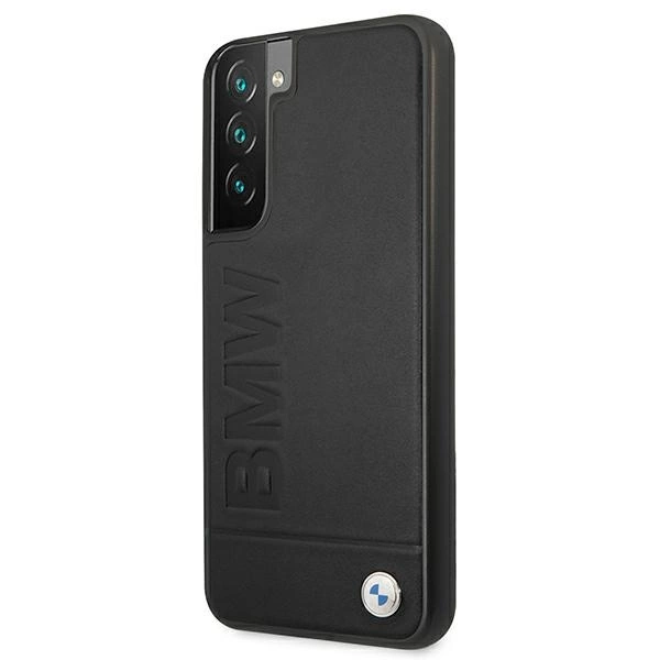Etui BMW Signature Logo Imprint na Samsung Galaxy S22+ - czarne