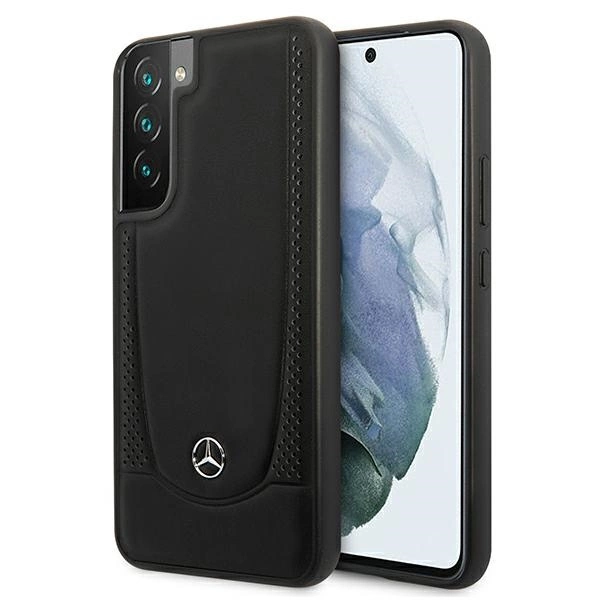 Etui Mercedes Leather Urban Line na Samsung Galaxy S22+ - czarne