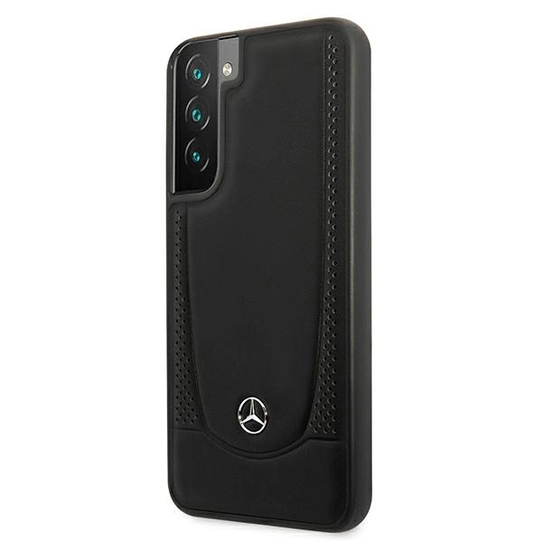 Etui Mercedes Leather Urban Line na Samsung Galaxy S22+ - czarne
