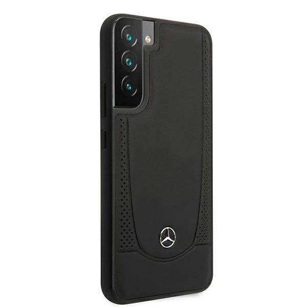 Etui Mercedes Leather Urban Line na Samsung Galaxy S22+ - czarne