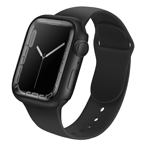 UNIQ etui Legion Apple Watch Series 7/8/ /9 41mm czarny/black