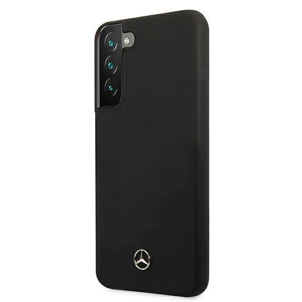 Etui Mercedes Silicone Line na Samsung Galaxy S22+ - czarne