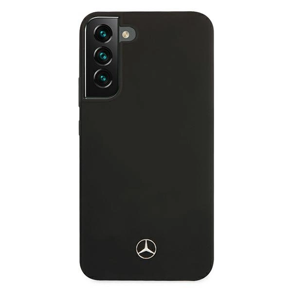 Etui Mercedes Silicone Line na Samsung Galaxy S22+ - czarne