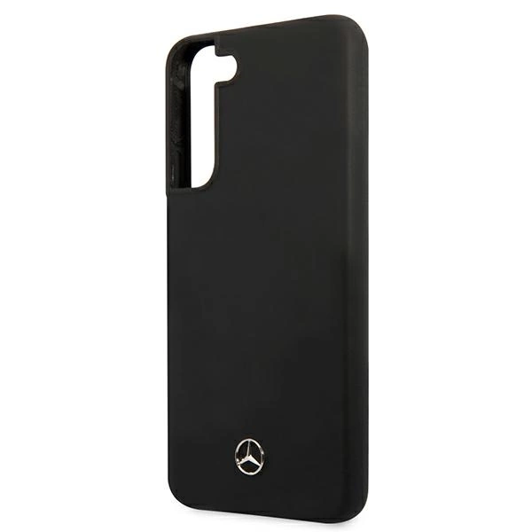 Etui Mercedes Silicone Line na Samsung Galaxy S22+ - czarne