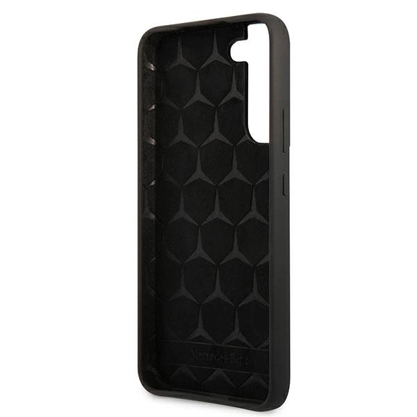 Etui Mercedes Silicone Line na Samsung Galaxy S22+ - czarne