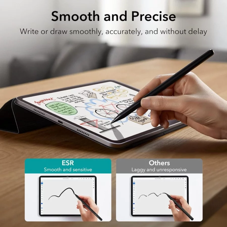 Rysik ESR Digital+ Magnetic Stylus Pen do iPada - czarny