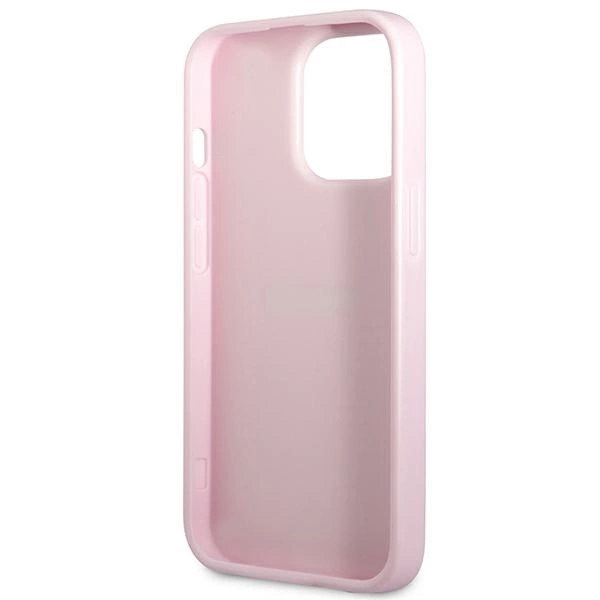 Etui Guess Saffiano Hot Stamp & Metal Logo na iPhone 13 Pro / iPhone 13 - fioletowe