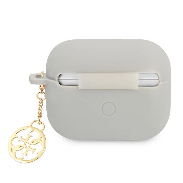 Etui Guess Silicone Charm 4G Collection na AirPods Pro - szare
