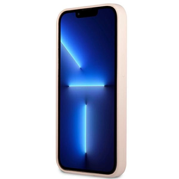 Etui Guess Silicone Triangle na iPhone 13 Pro / iPhone 13 - różowe